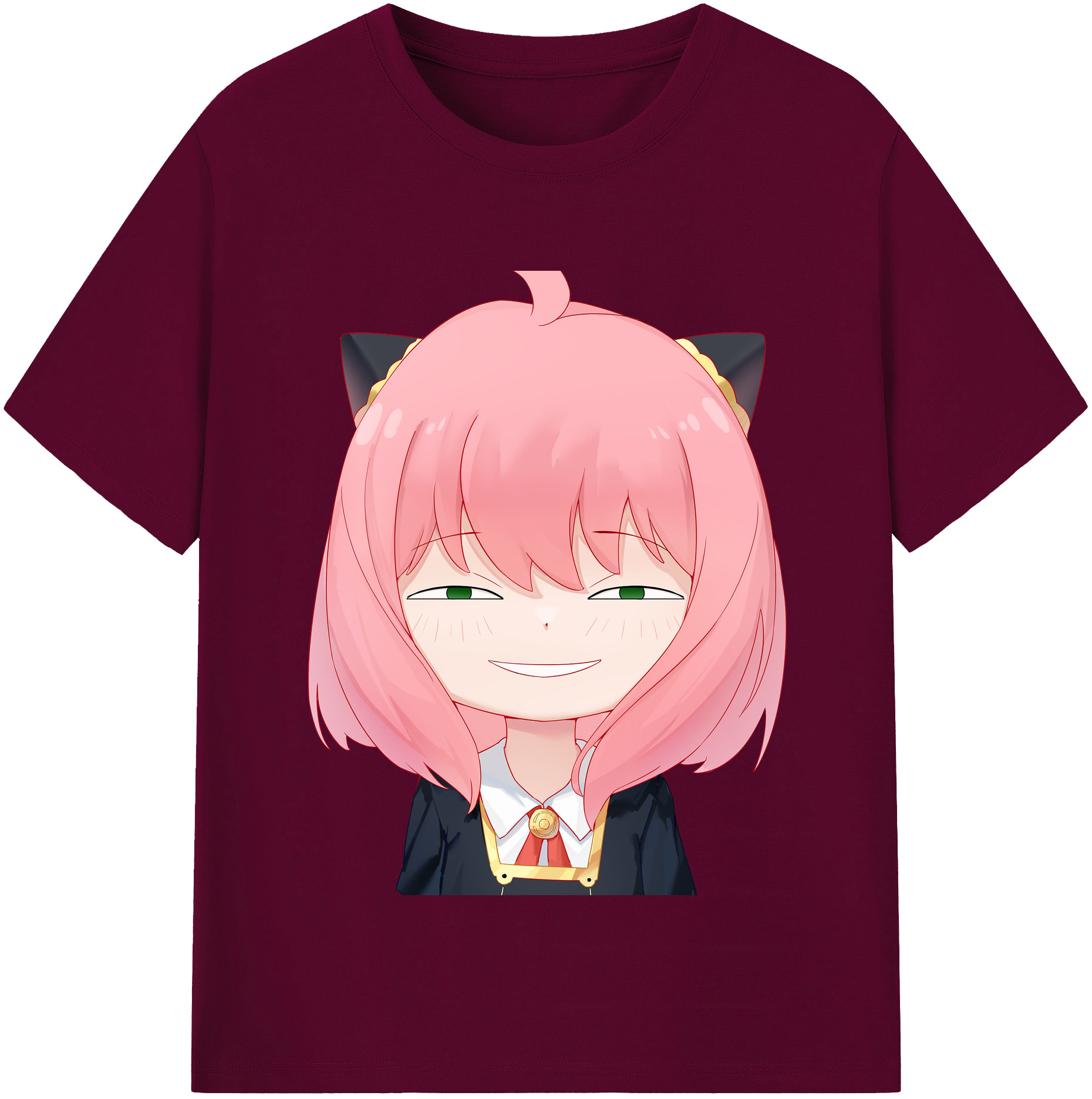 （画像用） SPY×FAMILY间谍家家酒 レディースカジュアルプリントTシャツ（綿100％）